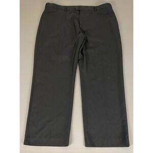 Savane Dress Pants Men's Size 42x30 Black Career Business Casual‎ Office Work *